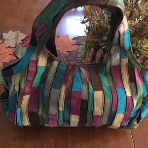 Lucky brand multi color handbag
